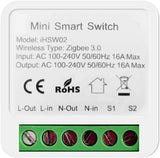 Mini ZigBee 3.0 Anahtar Modülü 16A Akıllı Röle Işık Anahtarı APP Uzaktan Kumanda Ses Kontrolü DIYModülü Ev Aletleri Otomasyonu (AC 85-220V)