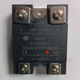 KS33 D-100D80-L 4-32VDC Solid State Module New 80A 100VDC