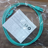 DAS-JAR-LCLC-OM3 , LC-UPC Uniboot OM3 50125 Fiber Patch HD aqua 3mt