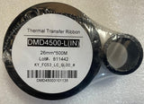 10 Adet Thermal Transfer Ribbon  DMD4500-L(IN) 26mm*500M