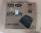 Max Letatwin LM-550E Kablo, tel ve panel markalama işleri için giriş modeli yüksük (PVC tüp) markalama makinesi