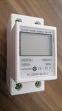 1 Phase 2 Wire Energy Meter Dds791 5(65)A